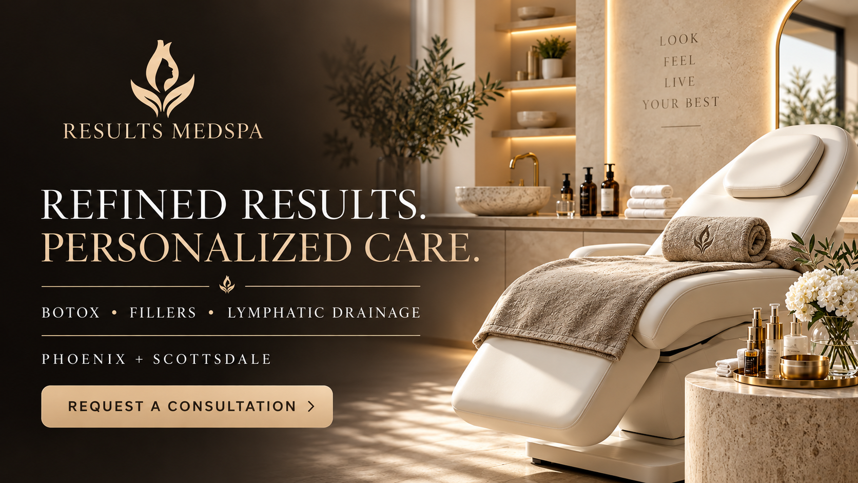 Results MedSpa website built by Cenlyx